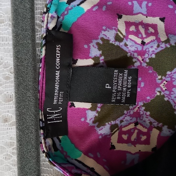 INC INTERNATIONAL Concepts Women's Sleeveless V Neck Maxi Dress Size P Easy Care - Picture 10 of 11